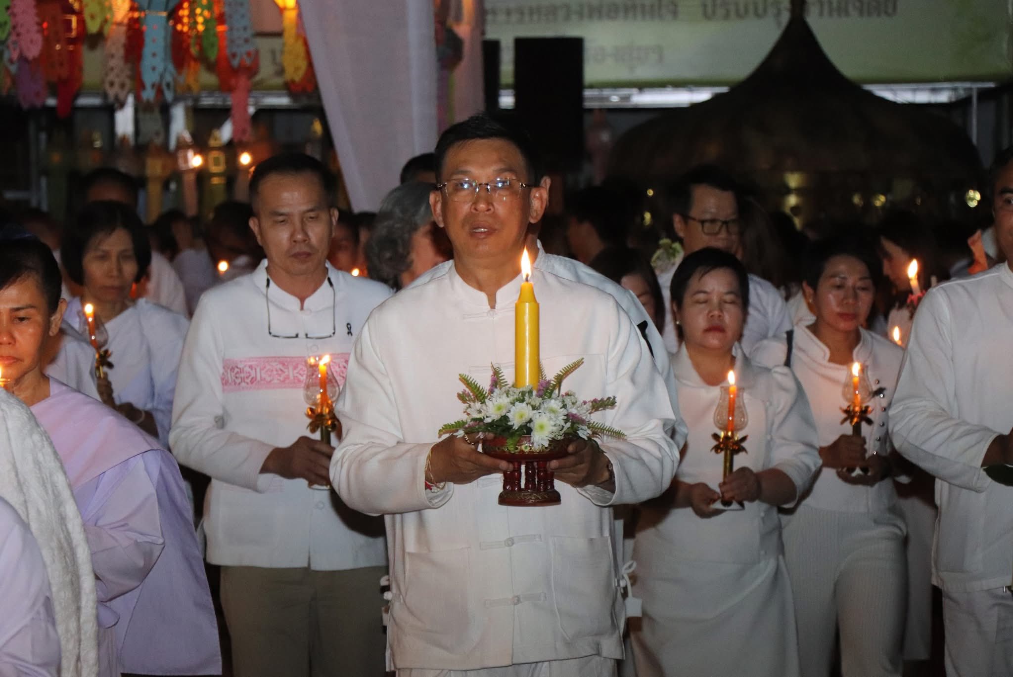 พช.แม่ฮ่องสอนร่วมกิจกรรมเวียนเทียน เนื่องในวันมาฆบูชา เพื่อบำเพ็ญกุศล ถวายเป็นพุทธบูชา เนื่องในวันสำคัญทางพระพุทธศาสนา และน้อมรำลึกถึงคุณูปการของสมเด็จพระสัมมาสัมพุทธเจ้า