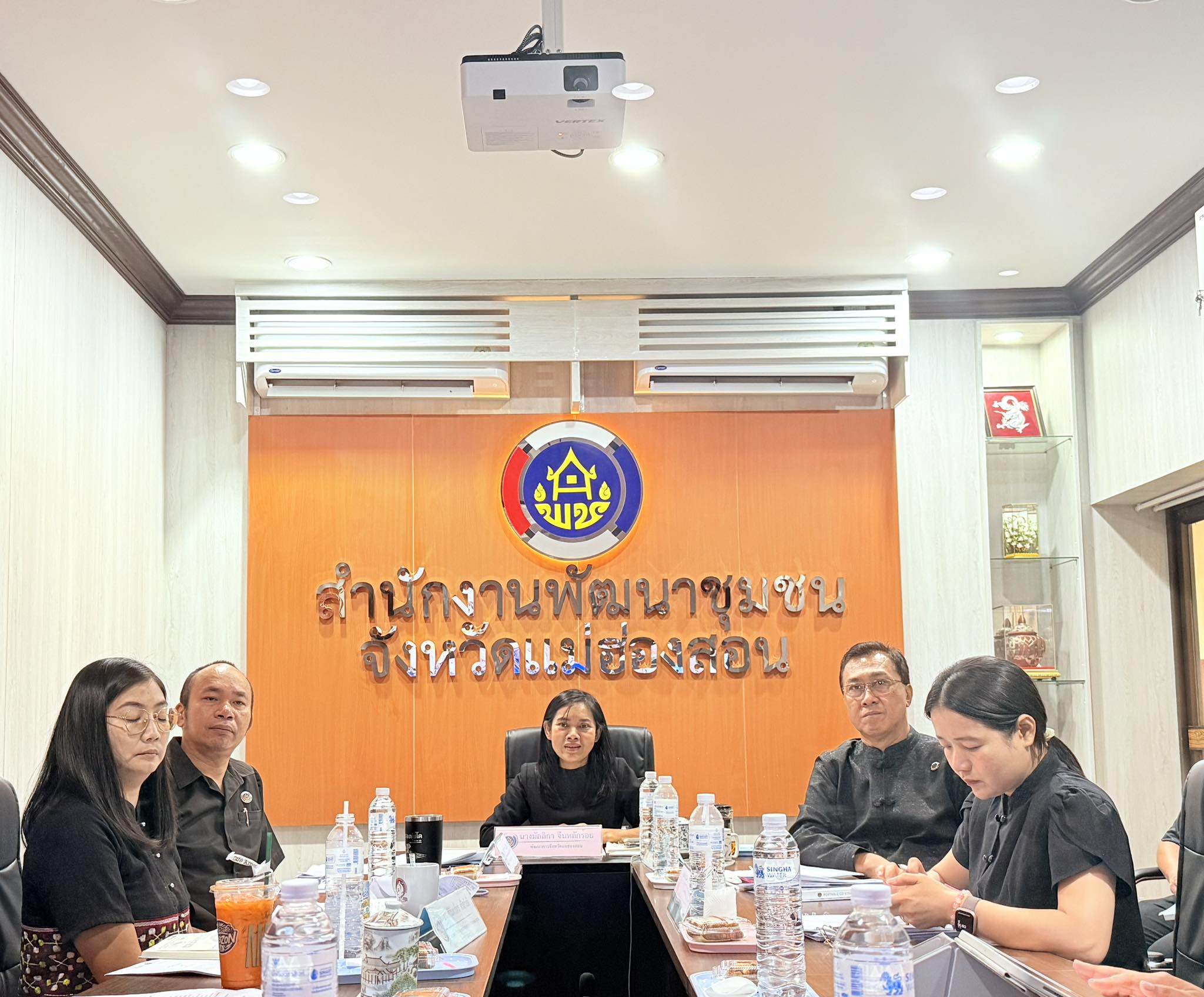 พัฒนาการจังหวัดแม่ฮ่องสอน เป็นประธานการประชุมผู้บริหารงานพัฒนาชุมชน ครั้งที่ 4/2569